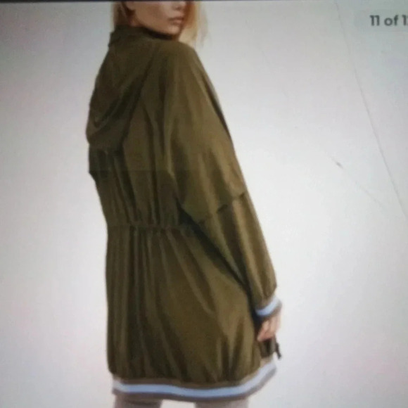 Free People wind swept hooded jacket oversized size small women - Picture 7 of 7